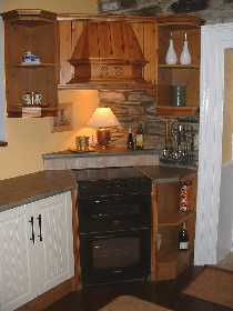portion of kitchen